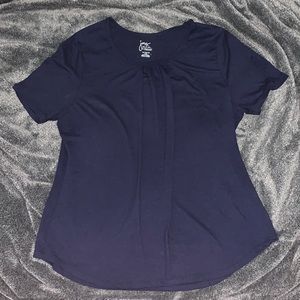 Navy Blue Blouse